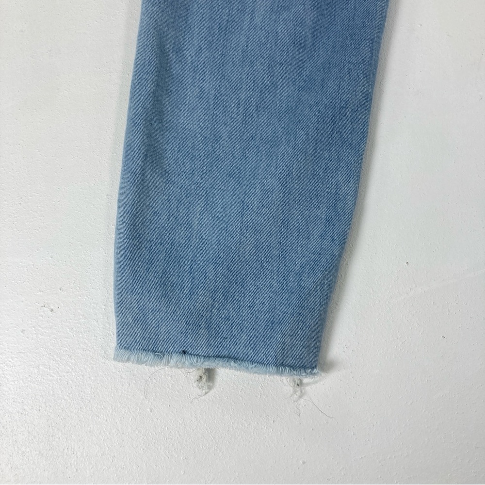 Frame Le Garcon Crop Boyfriend jeans Womens Size 28 Blue straight Distressed - Picture 7 of 16